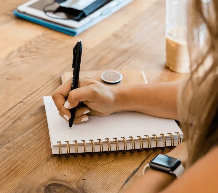 Structured daily routine planner layout